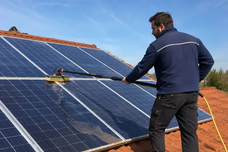 Nettoyage et entretien de panneaux solaires à Saint-Guyomard